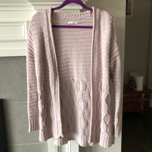 Maurice Pale Pink Cardigan Sweater - Picture 1 of 5
